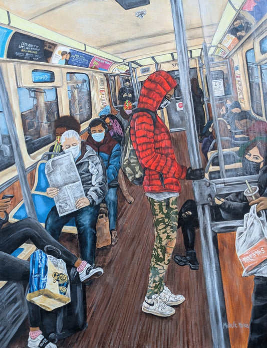 Train in the city